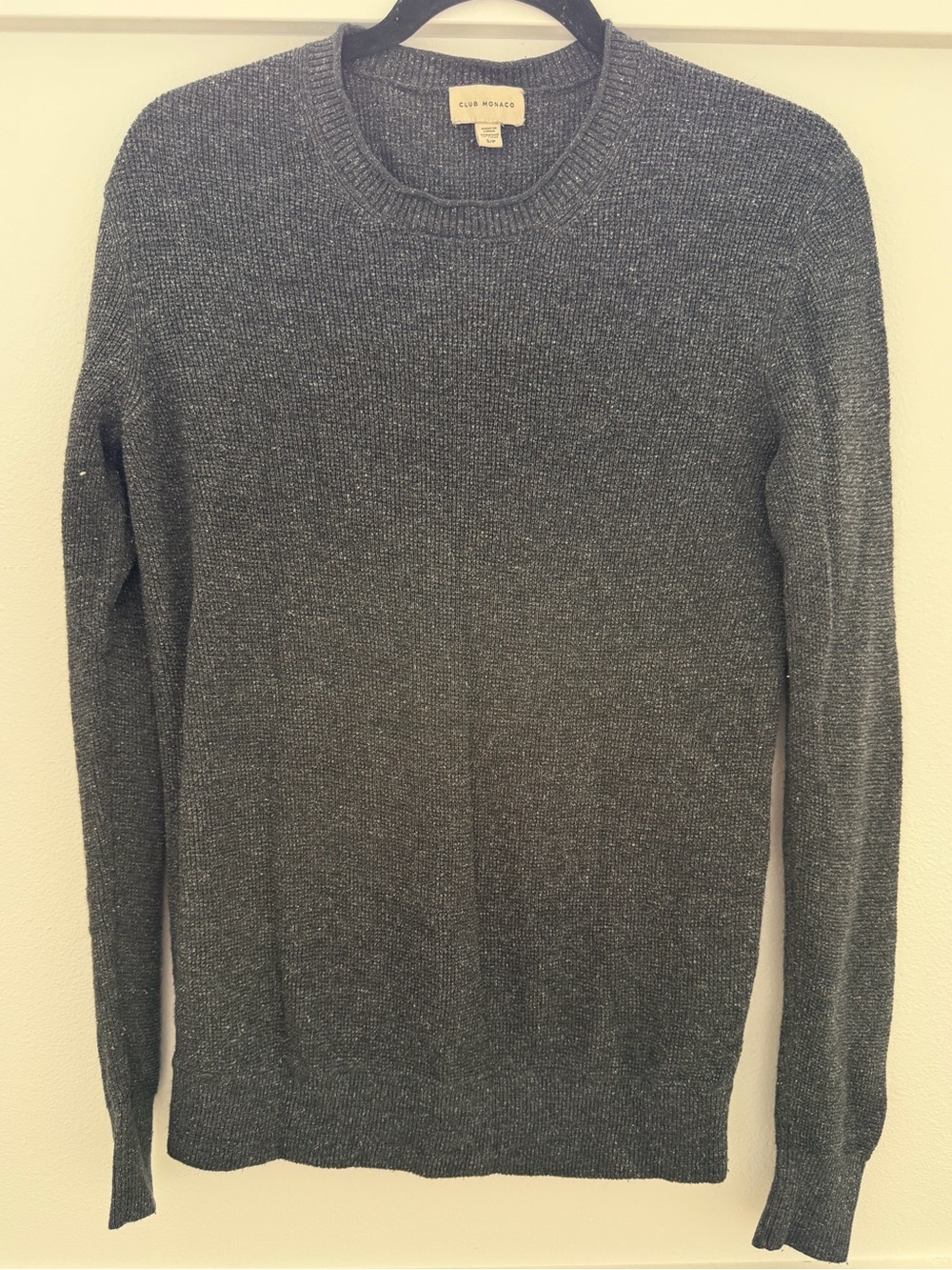 Club Monaco Men's Dark Gray Crewneck Sweater Men